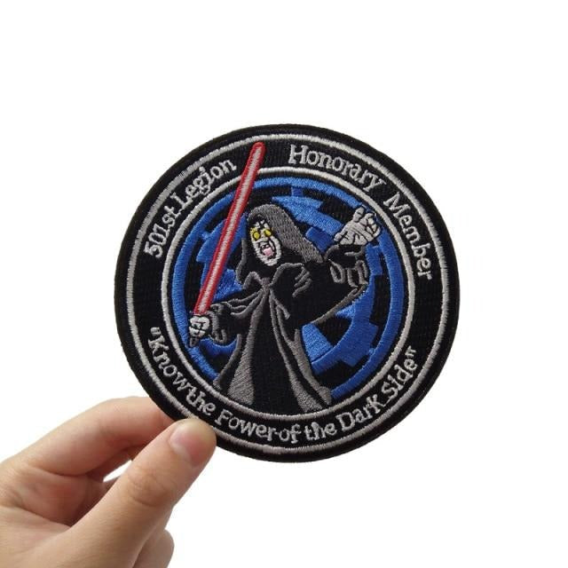Empire and Rebellion 'Know The Power Of The Dark Side' Embroidered Patch
