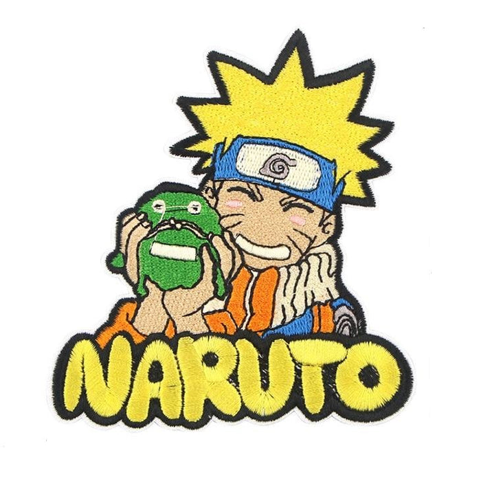 Shippuden and Gama-chan Embroidered Patch