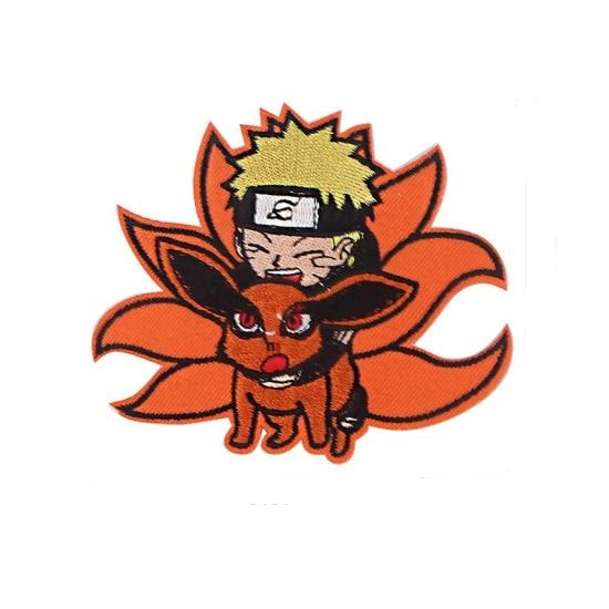 Shippuden and Kurama 'Standing' Embroidered Patch
