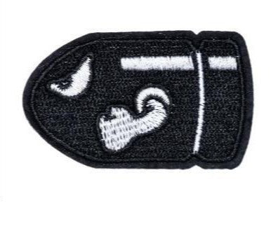 Mushroom Kingdom Bros. 'Angry Bullet Bill' Embroidered Patch