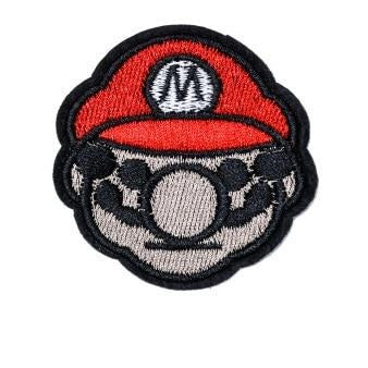 Mushroom Kingdom Bros. 'Mario Head' Embroidered Patch