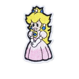 Mushroom Kingdom Bros. 'Princess Peach' Embroidered Patch