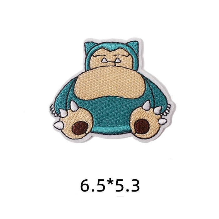 Pocket Monster 'Snorlax | Sitting' Embroidered Patch