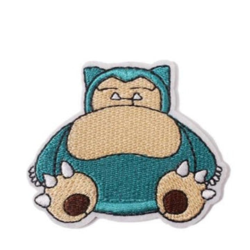 Pocket Monster 'Snorlax | Sitting' Embroidered Patch
