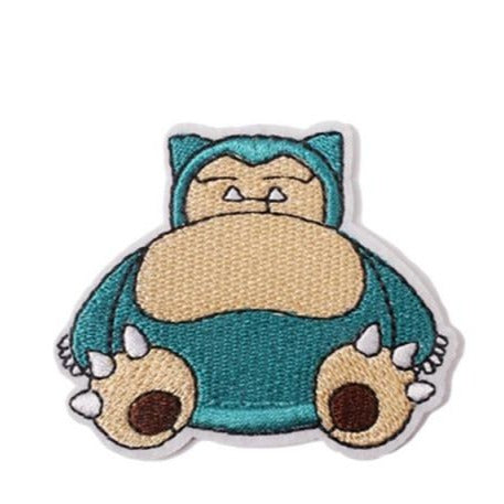 Pocket Monster 'Snorlax | Sitting' Embroidered Patch