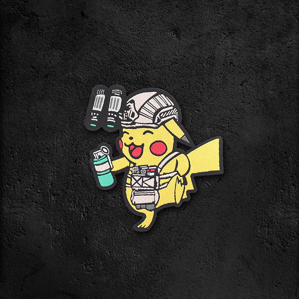 Pocket Monster 'Operator | Tactical | Pikachu' Embroidered Velcro Patch