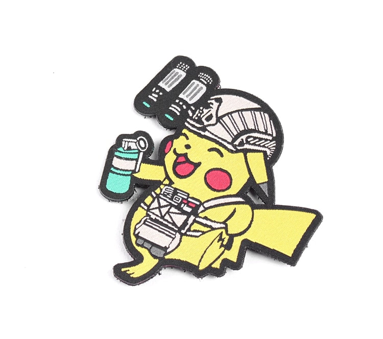 Pocket Monster 'Operator | Tactical | Pikachu' Embroidered Velcro Patch