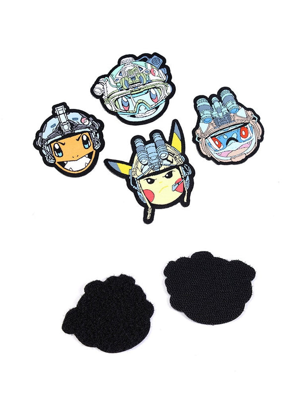 Pocket Monster 'Tactical | Squirtle' Embroidered Velcro Patch