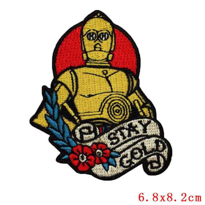 Empire and Rebellion 'C-3PO Droid | Stay Gold' Embroidered Patch