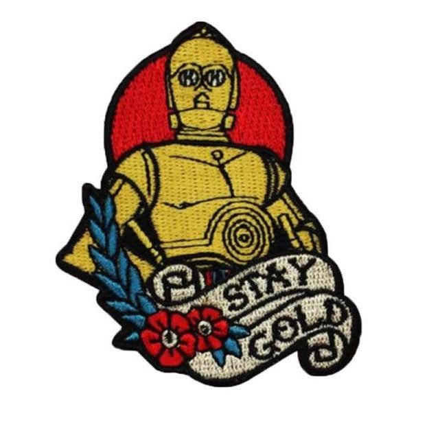 Empire and Rebellion 'C-3PO Droid | Stay Gold' Embroidered Patch