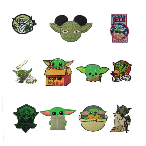 Empire and Rebellion 'Cute Yoda | Standing' Embroidered Patch