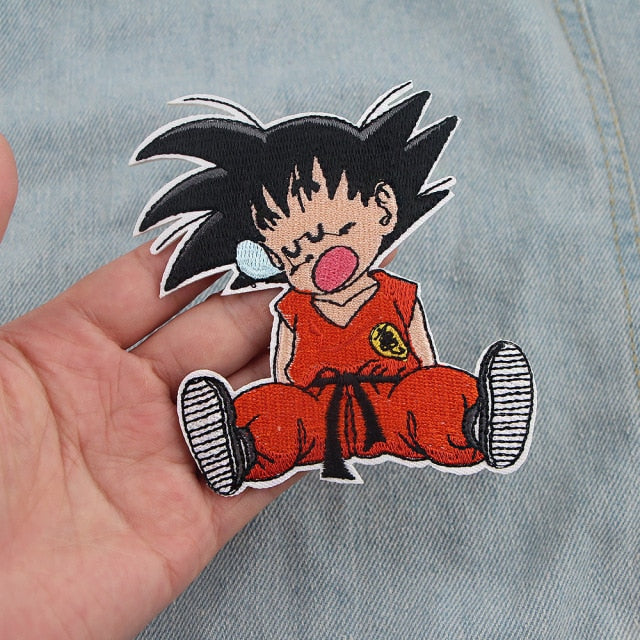 Saiyan Saga 'Young Goku | Sleeping' Embroidered Patch