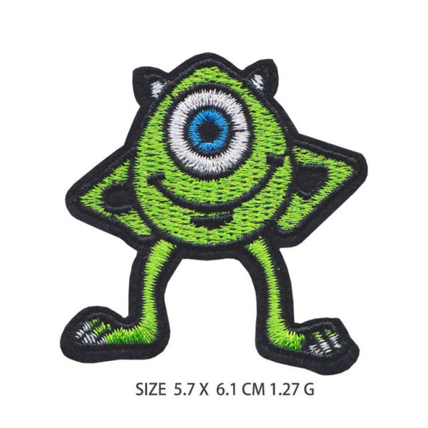 Scream Team. 'Mike Wazowski' Embroidered Patch