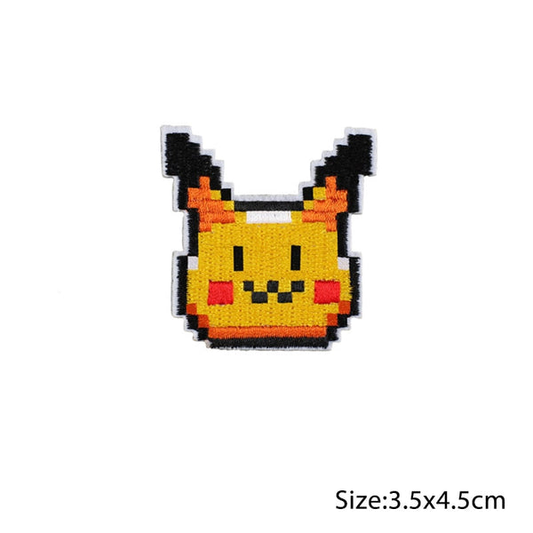 Pocket Monster 'Pikachu | Pixel' Embroidered Patch