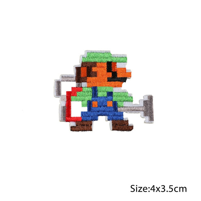 Mushroom Kingdom Bros. 'Luigi's Poltergust | Pixel' Embroidered Patch
