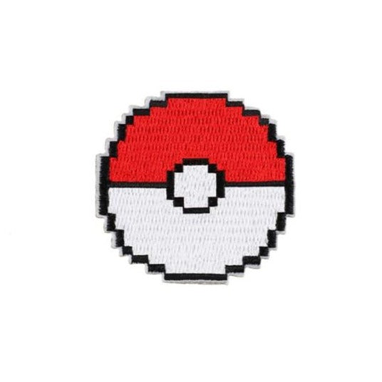 Pocket Monster 'Pokeball | Pixel' Embroidered Patch