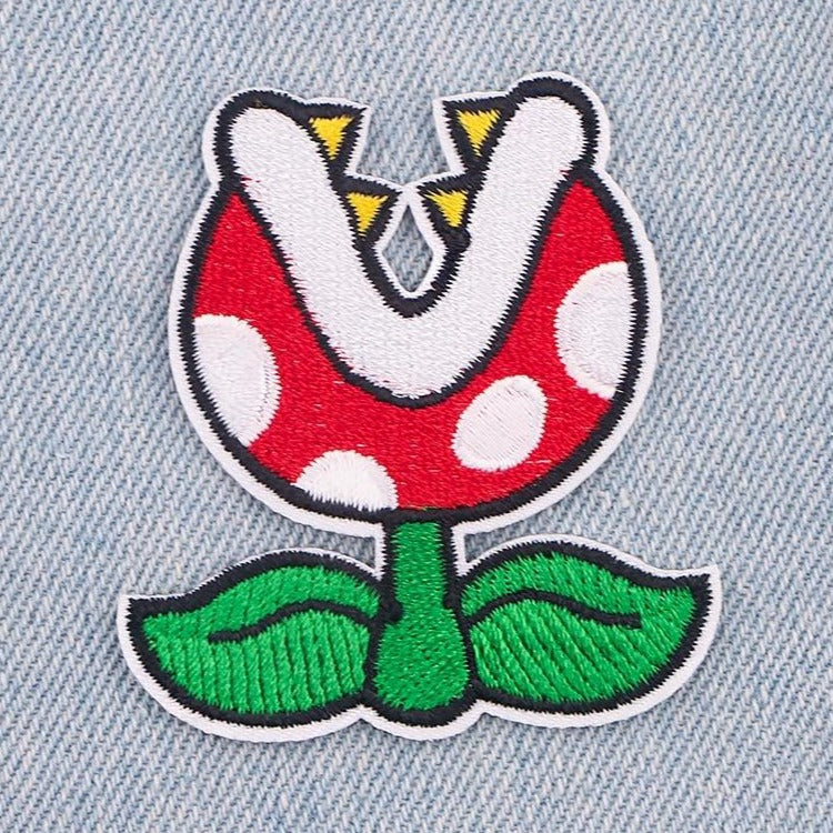 Mushroom Kingdom Bros. 'Piranha Plant' Embroidered Patch