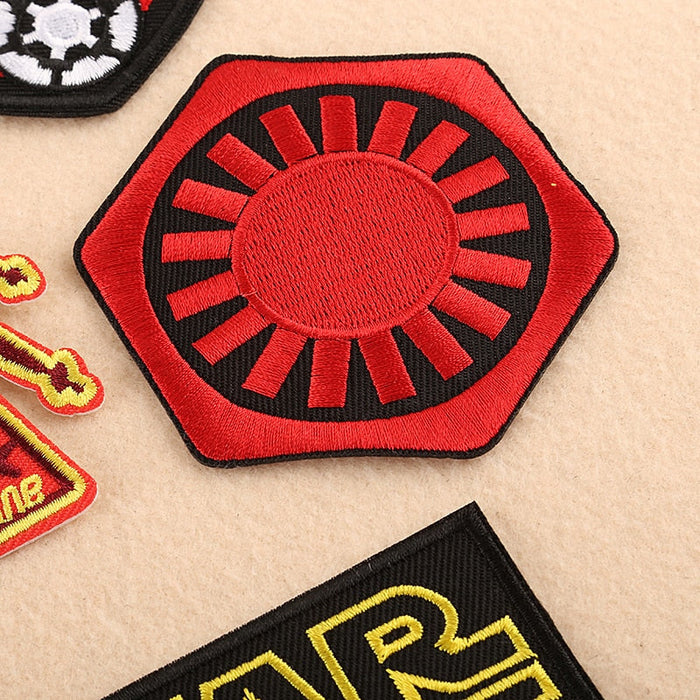 Empire and Rebellion 'First Order Symbol' Embroidered Patch