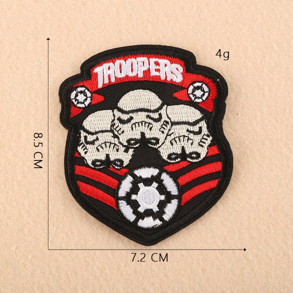 Empire and Rebellion 'Troopers' Embroidered Patch