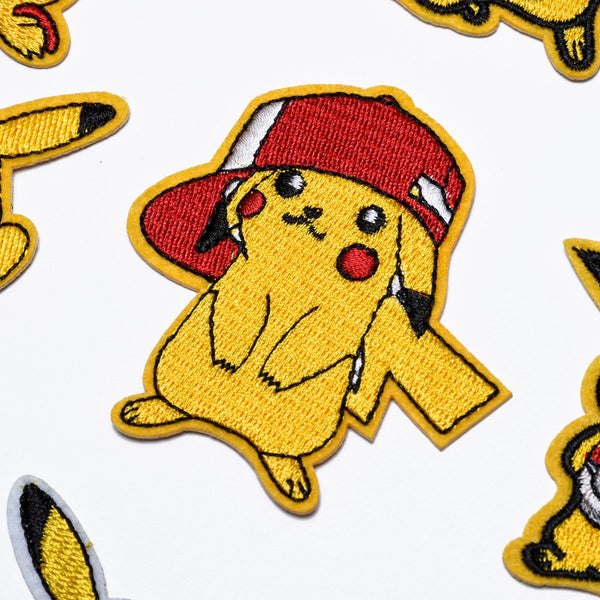 Pocket Monster 'Pikachu | Ash's Cap' Embroidered Patch