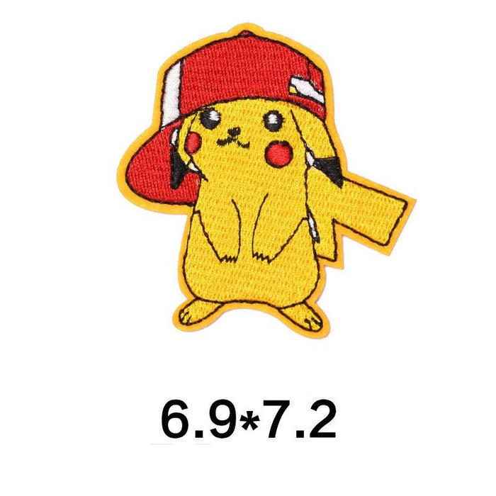Pocket Monster 'Pikachu | Ash's Cap' Embroidered Patch