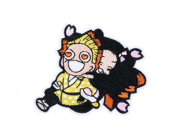 Kimetsu no Yaiba 'Zenitsu | Nezuko' Embroidered Patch