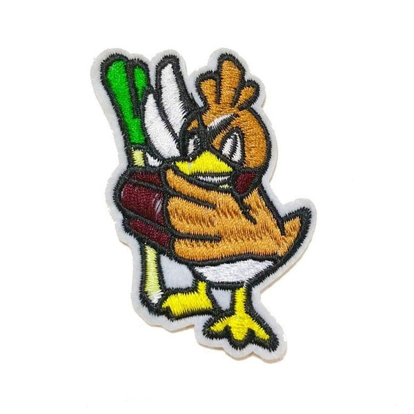 Pocket Monster 'Farfetch'd | Stick of Leek' Embroidered Patch