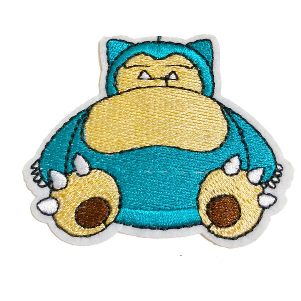 Pocket Monster 'Snorlax | Sitting 1.0' Embroidered Patch