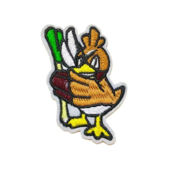 Pocket Monster 'Farfetch'd | Stick of Leek' Embroidered Patch