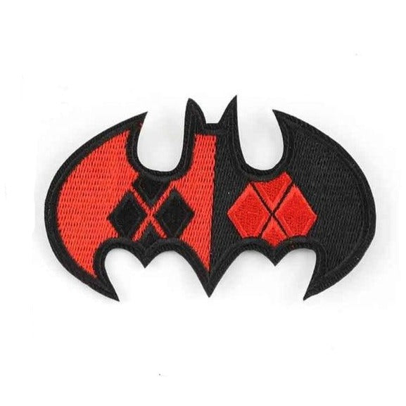 Dark Knight And Harley Quinn Logo Embroidered Patch