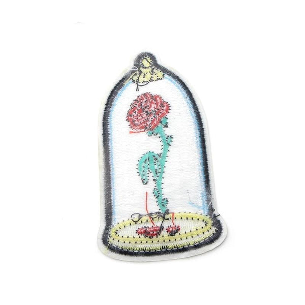 Tale as Old as Time 'The Enchanted Rose' Embroidered Patch