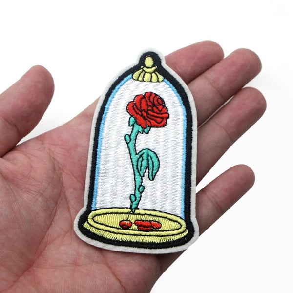 Tale as Old as Time 'The Enchanted Rose' Embroidered Patch