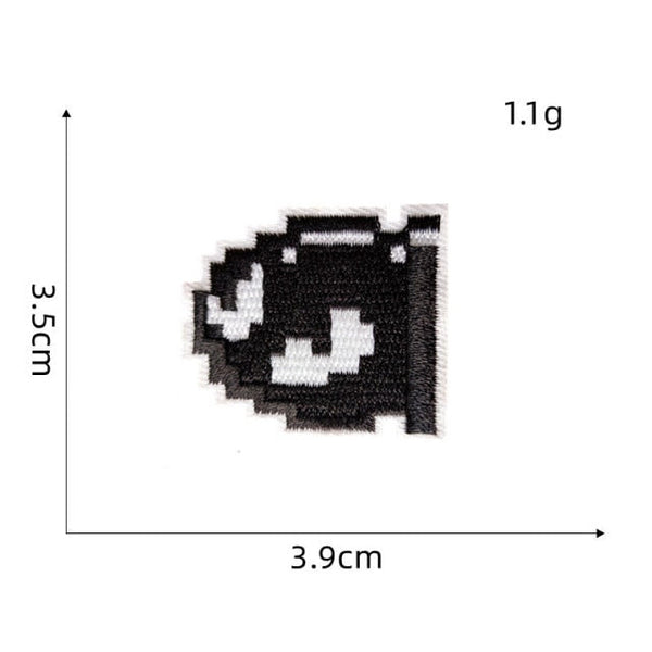 Mushroom Kingdom 'Bullet Bill' Embroidered Patch