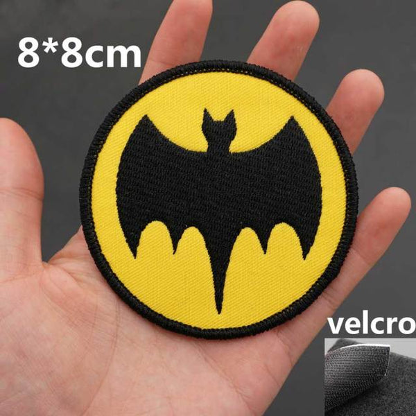 Dark Knight 'Logo | Bat' Embroidered Velcro Patch