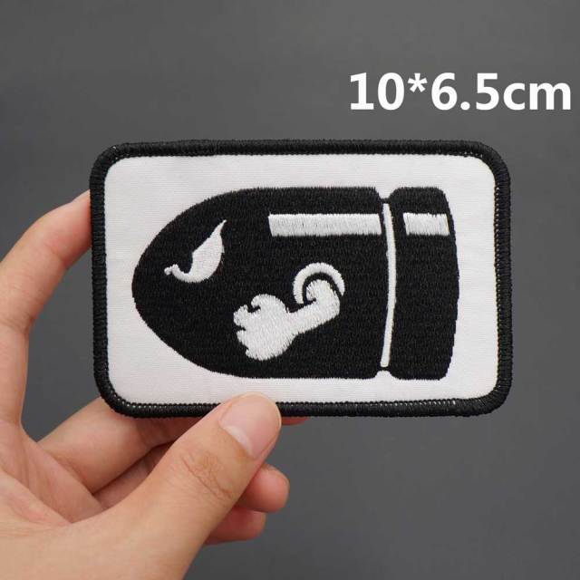 Mushroom Kingdom Bros. 'Angry Bullet Bill 1.0' Embroidered Patch