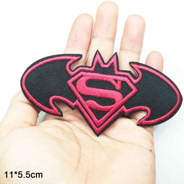 Dark Knight x Superman Embroidered Patch