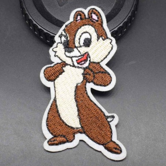 Chipmunk Duo 'Clever Chip 1.0' Embroidered Patch