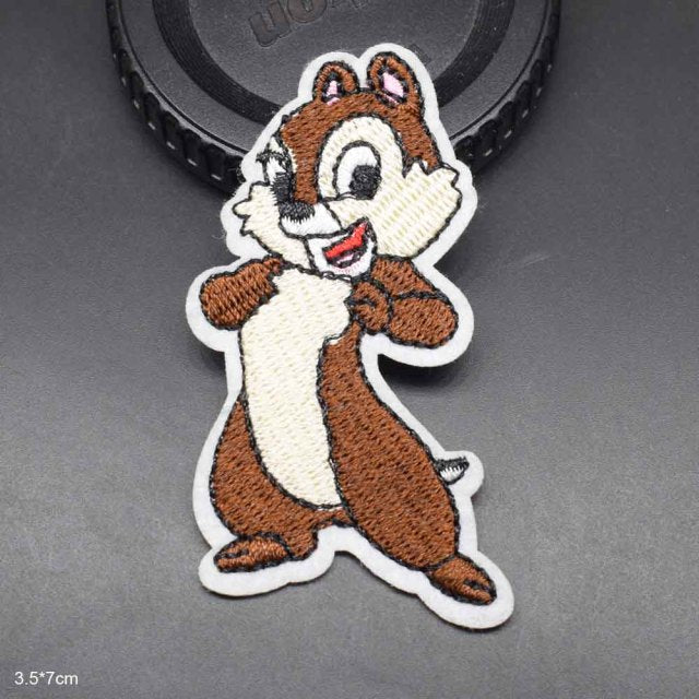 Chipmunk Duo 'Clever Chip 1.0' Embroidered Patch
