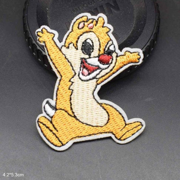 Chipmunk Duo 'Silly Dale 1.0' Embroidered Patch