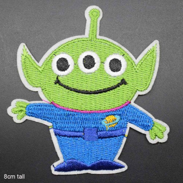 Andy's Room 'Three Eyed Green Alien | Solo' Embroidered Patch