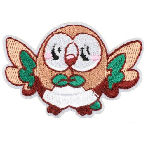 Pocket Monster 'Rowlet | Flying' Embroidered Patch