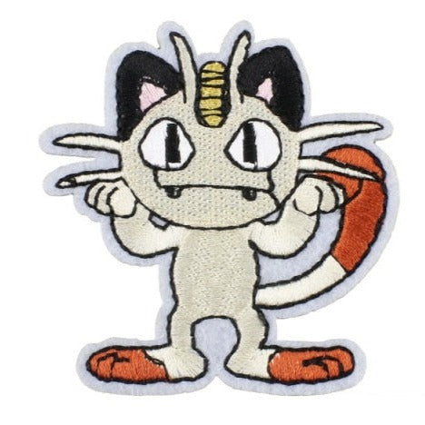 Pocket Monster 'Meowth | Scratch Cat' Embroidered Patch