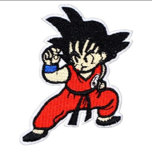 Saiyan Saga 'Young Goku | Fighting' Embroidered Patch