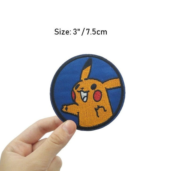 Pocket Monster 'Pikachu | Running' Embroidered Patch