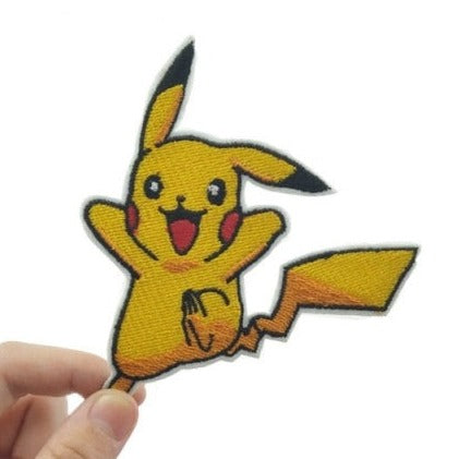 Pocket Monster 'Pikachu | Happy' Embroidered Patch