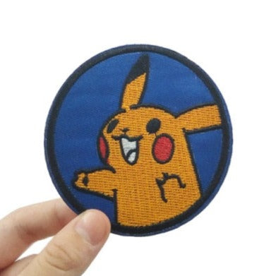 Pocket Monster 'Pikachu | Running' Embroidered Patch