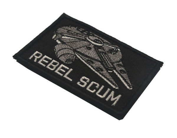 Empire and Rebellion 'Millennium Falcon | Rebel Scum' Embroidered Velcro Patch