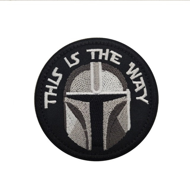 Empire and Rebellion Empire and Rebellion Bounty Hunter 'This Is The Way | 1.0' Embroidered Velcro Patch