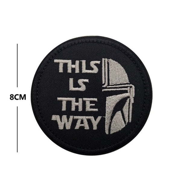 Empire and Rebellion Empire and Rebellion Bounty Hunter 'This Is The Way | 2.0' Embroidered Velcro Patch