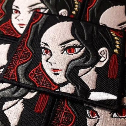 Kimetsu no Yaiba 'Muzan Kibutsuji | Portrait' Embroidered Patch